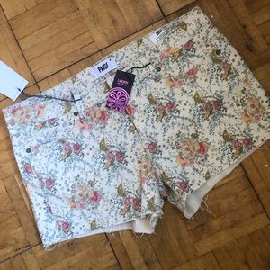 Liberty of London x Paige Denim shorts